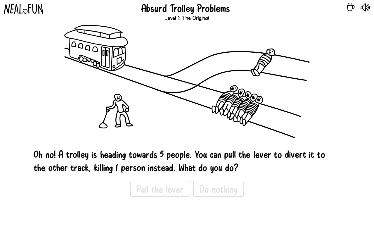 Absurd Trolley Problems