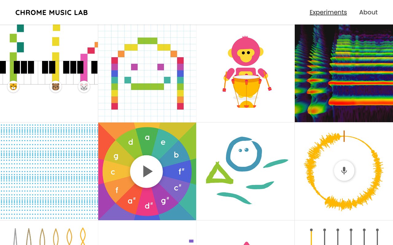 Chrome Music Lab