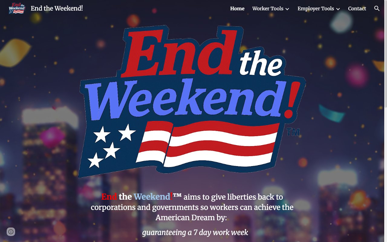 End the Weekend