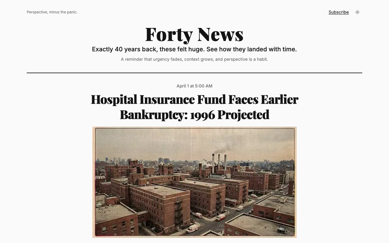 Forty News