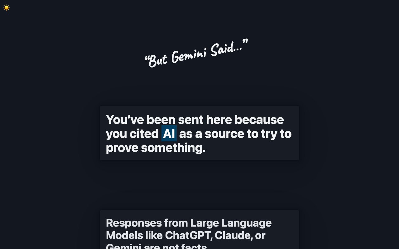Stop Citing AI
