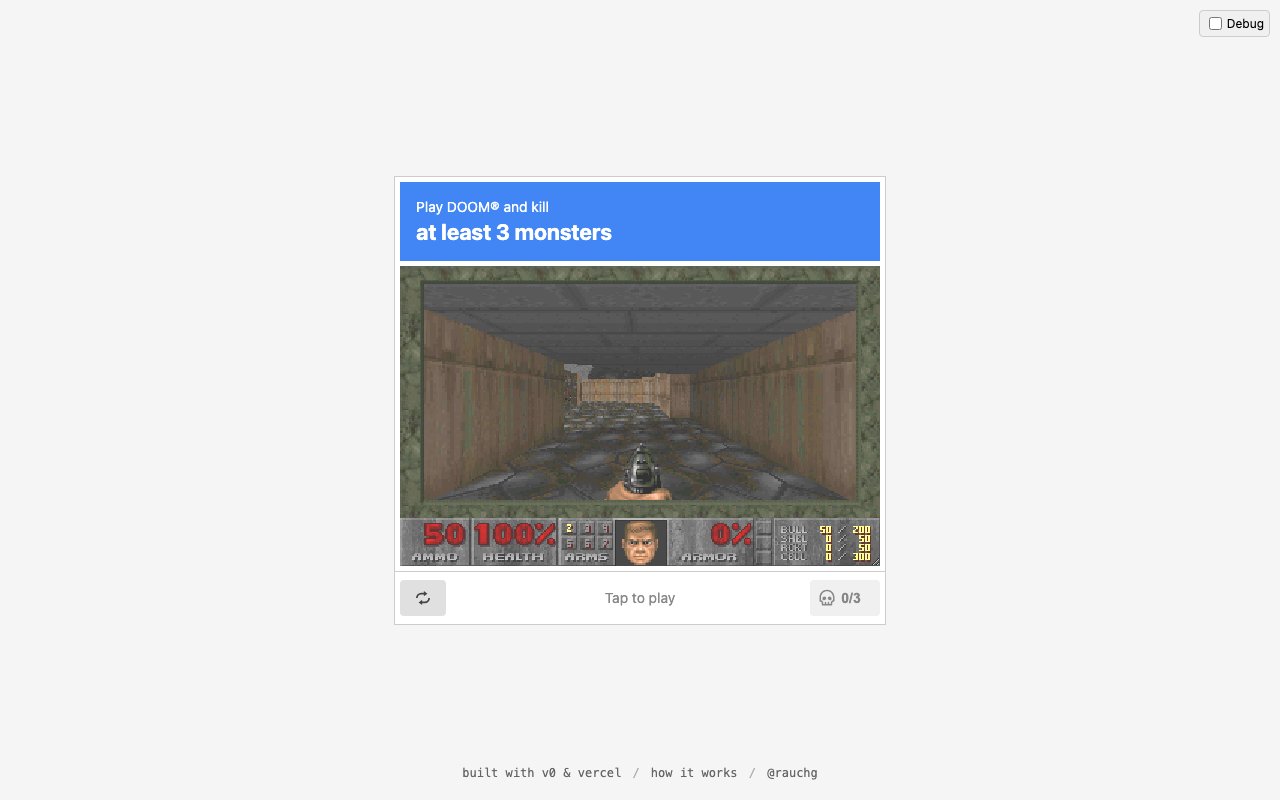 Doom Captcha