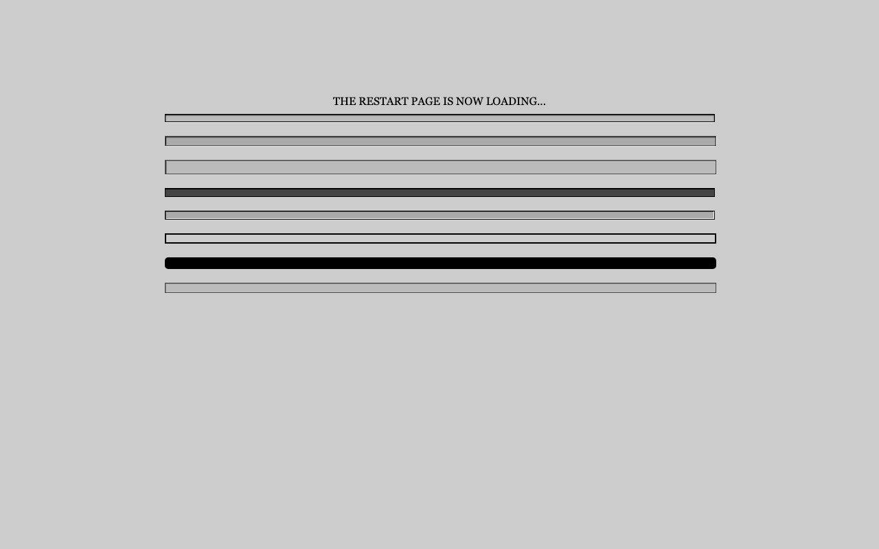 The Restart Page