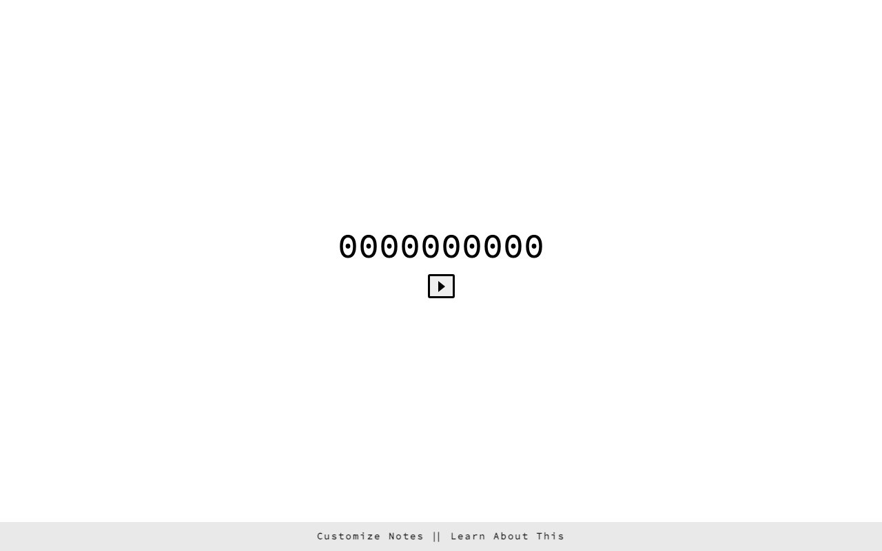 Binary Piano