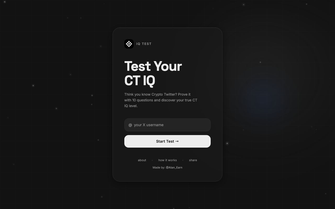 CT IQ Checker