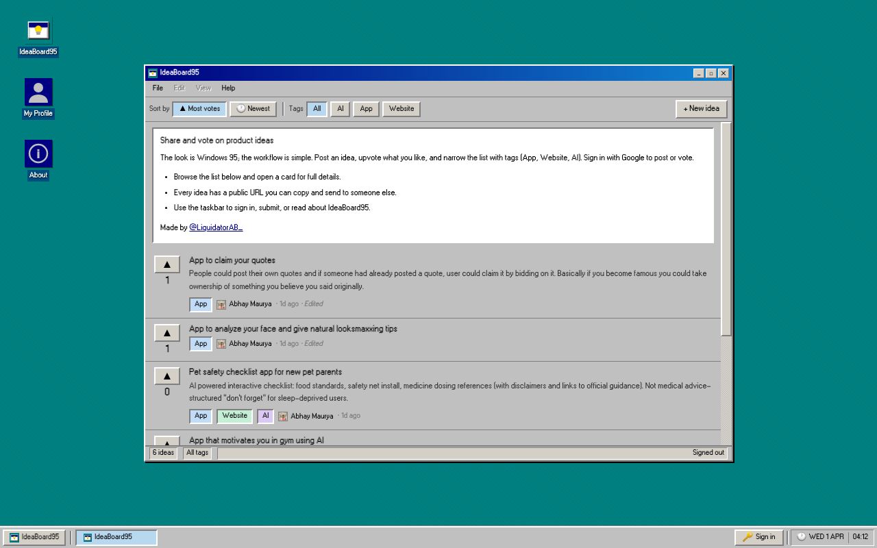 IdeaBoard95