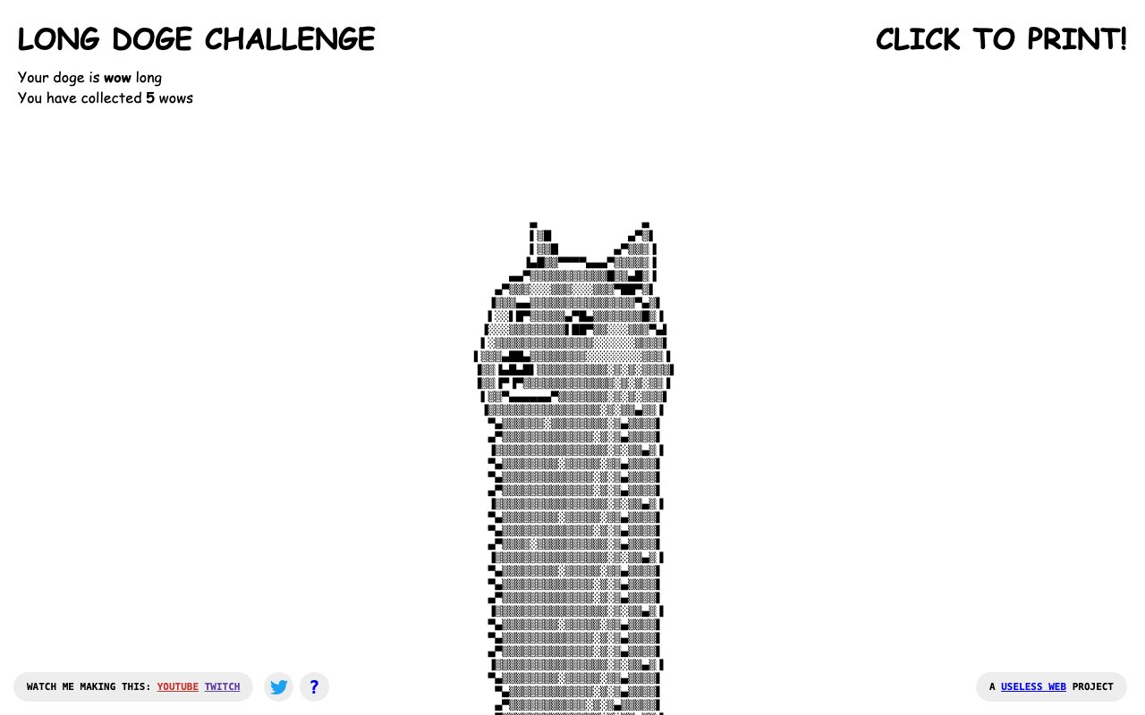 Long Doge Challenge