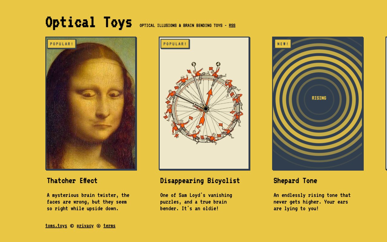 Optical Toys