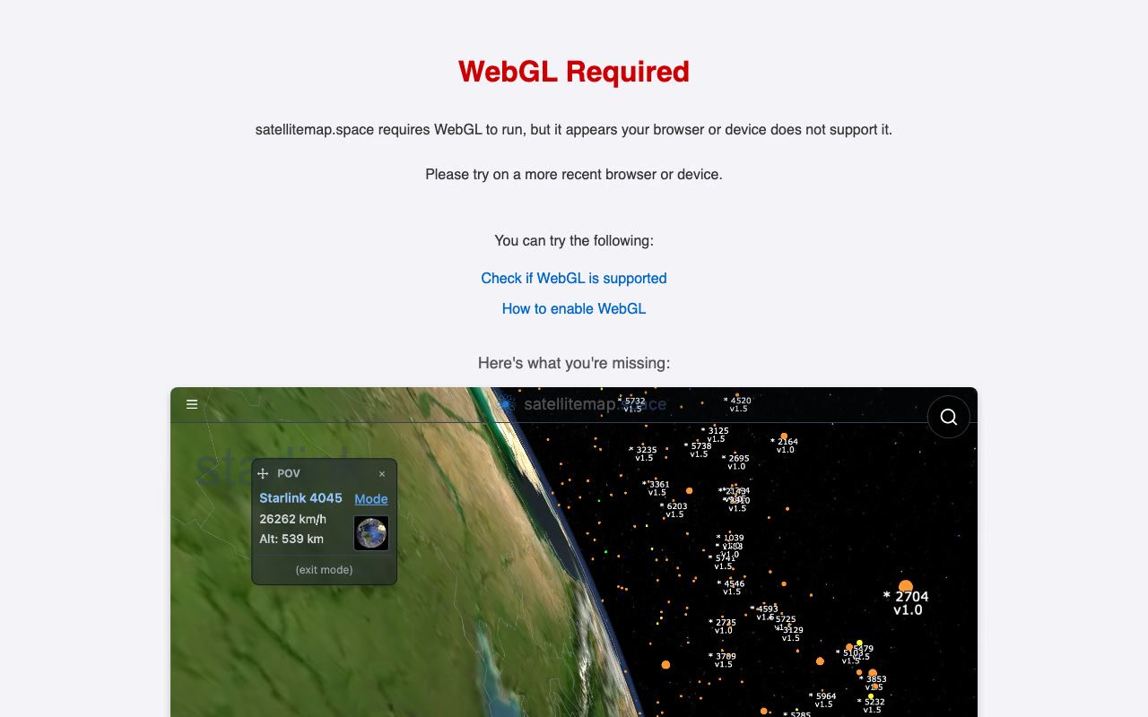 Satellite Map