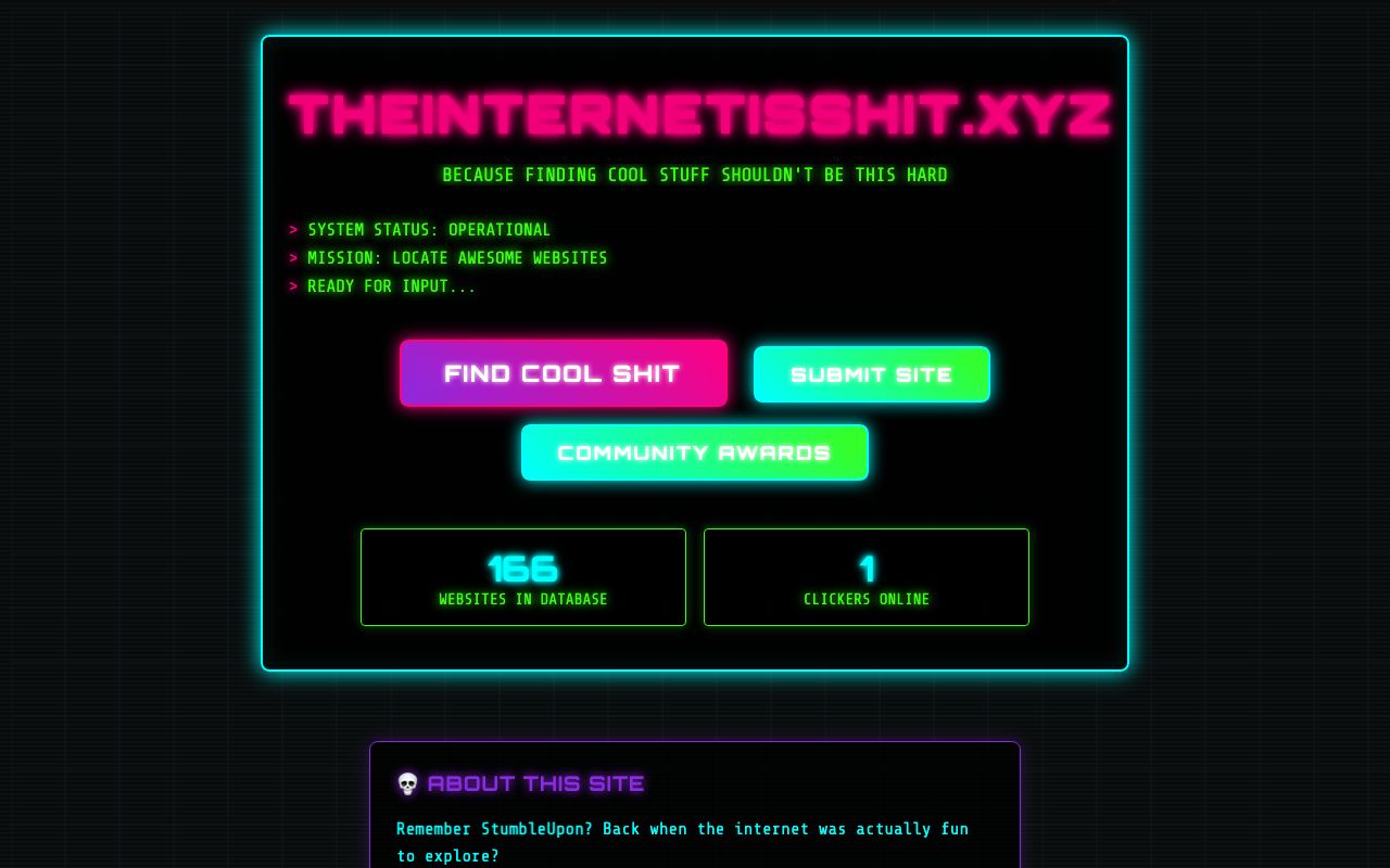 The Internet Is Shit
