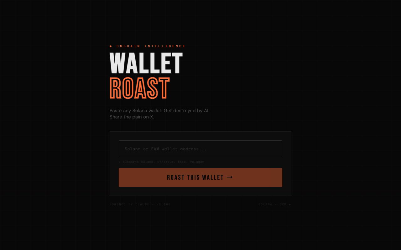 Wallet Roast